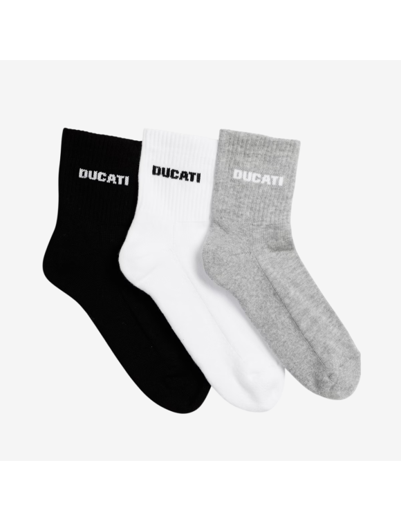 Set aus 3 Paar Original Ducati Fitness-Socken 98771065 - 1 Set aus 3 Paar Original Ducati Fitness-Socken 98771065 - 1