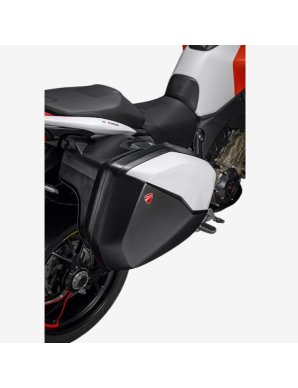 Tapa Maleta Lateral en Plástico Blanco Ártico, 96781561AB, Ducati Multistrada V4 - 2 Tapa Maleta Lateral en Plástico Blanco Ártico, 96781561AB, Ducati Multistrada V4 - 2