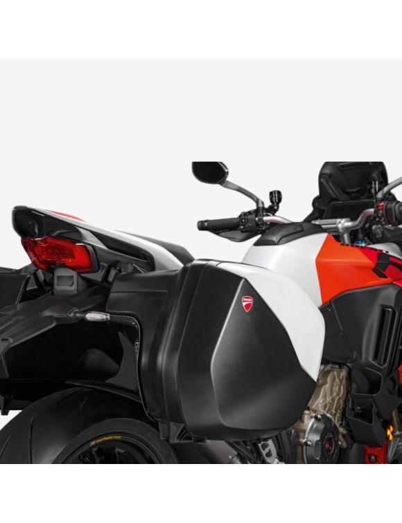 Tapa Maleta Lateral en Plástico Blanco Ártico, 96781561AB, Ducati Multistrada V4 - 3 Tapa Maleta Lateral en Plástico Blanco Ártico, 96781561AB, Ducati Multistrada V4 - 3