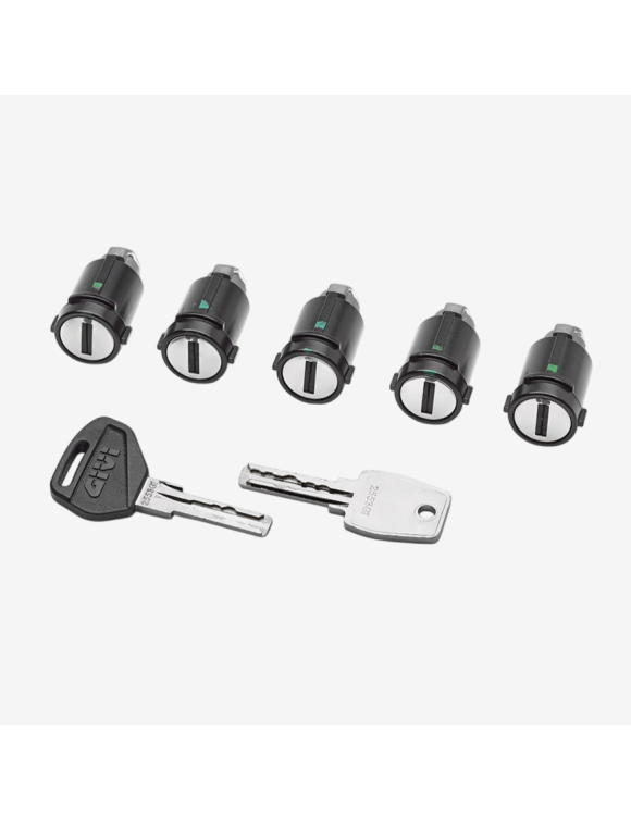 Key Kit with 5 Locks for Trekker Outback EVO SMART Top Case - Givi SLR105 - 1