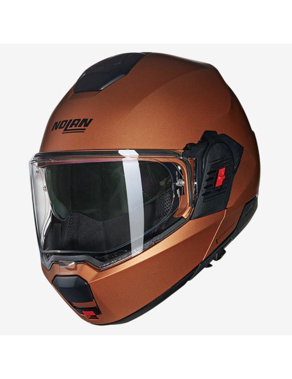 Casco Moto Modulare Nolan N120-1 Classico Nobile 319 Orange Opaco N1F000735319 - 2