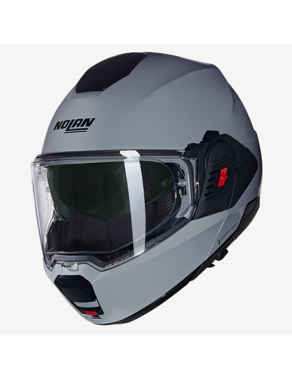 Nolan N120-1 Classic Modular Motorcycle Helmet 303 Glossy Gray N1F000007303 - 2