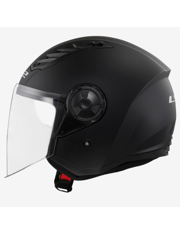 LS2 OF616 Airflow II Solid Matte Black Jet Motorcycle Helmet 366161011 - 2