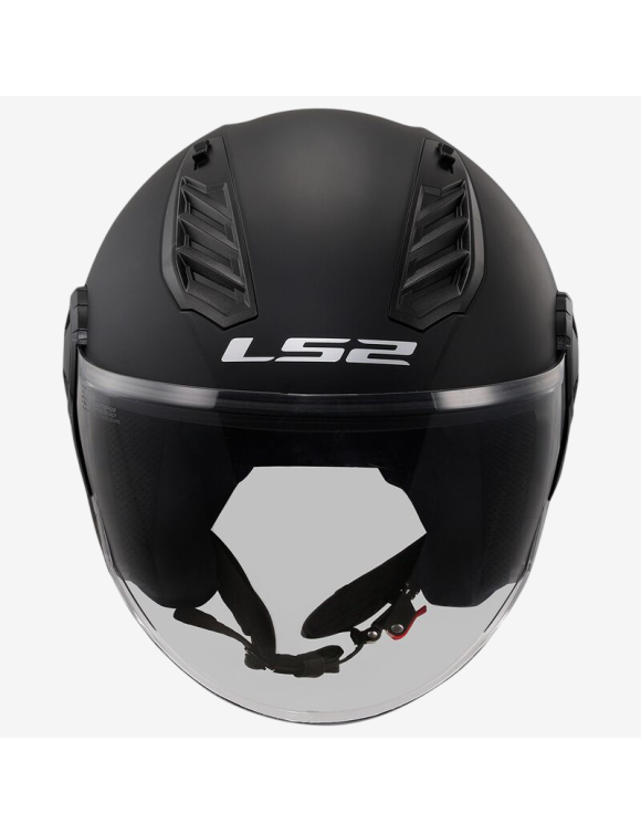 LS2 OF616 Airflow II Solid Matte Black Jet Motorcycle Helmet 366161011 - 3