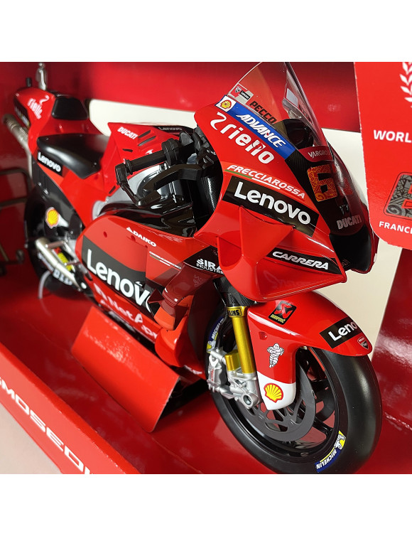 Bagnaia 1:6 Ducati Lenovo Team 2022 Desmosedici GP Motorcycle Model 987713752 - 3