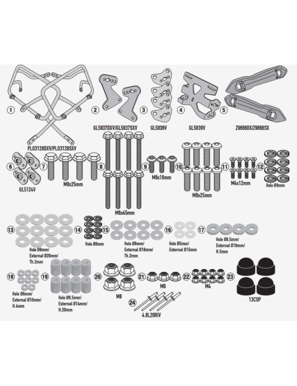 Givi PLO3128CAM Seitenträger für Trekker Outback Monokey Koffer, SUZUKI GSX S 1000 GX - 1 Givi PLO3128CAM Seitenträger für Trekker Outback Monokey Koffer, SUZUKI GSX S 1000 GX - 1