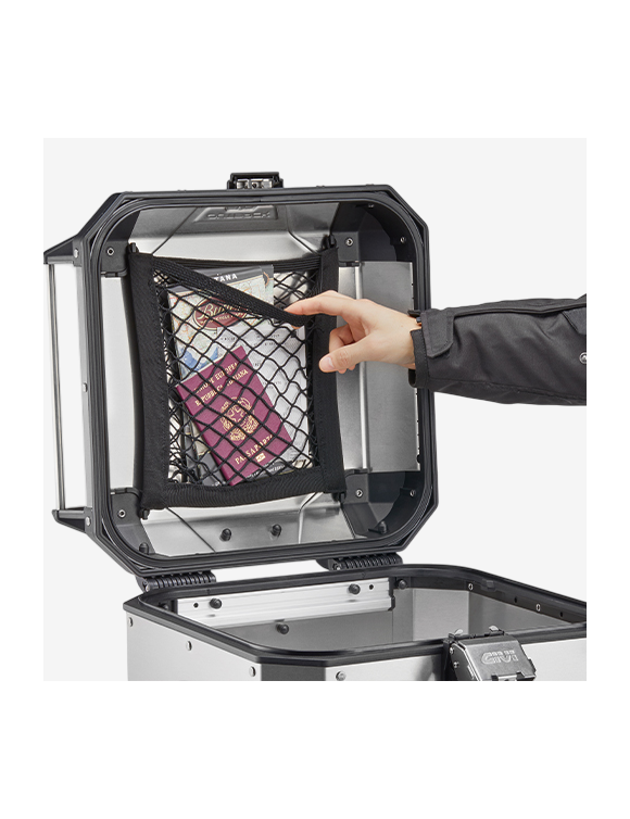 Givi E245 Internal Elastic Net for 48L Trekker Outback EVO SMART - 1 Givi E245 Internal Elastic Net for 48L Trekker Outback EVO SMART - 1