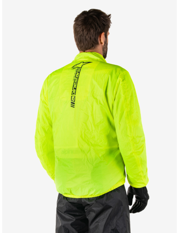 Alpinestars Hurricane Rain V2 Motorrad-Regenjacke Gelb HV 320052555 - 4