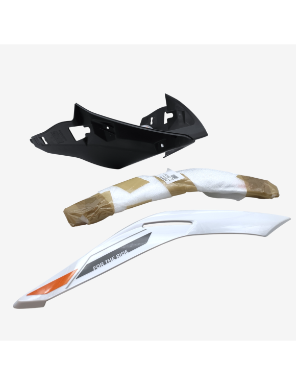 Puntale, Pure White, Originale A9708605-NK, Triumph STREET TRIPLE R - 2 Puntale, Pure White, Originale A9708605-NK, Triumph STREET TRIPLE R - 2