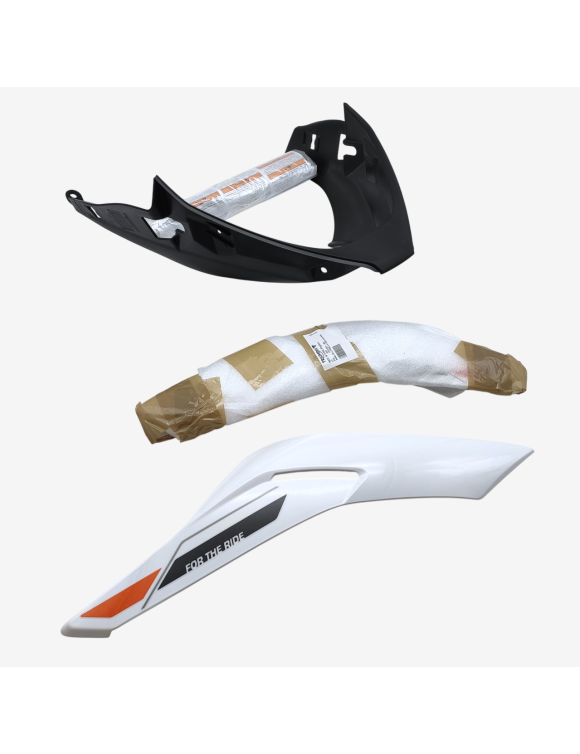 Puntale, Pure White, Originale A9708605-NK, Triumph STREET TRIPLE R - 1 Puntale, Pure White, Originale A9708605-NK, Triumph STREET TRIPLE R - 1