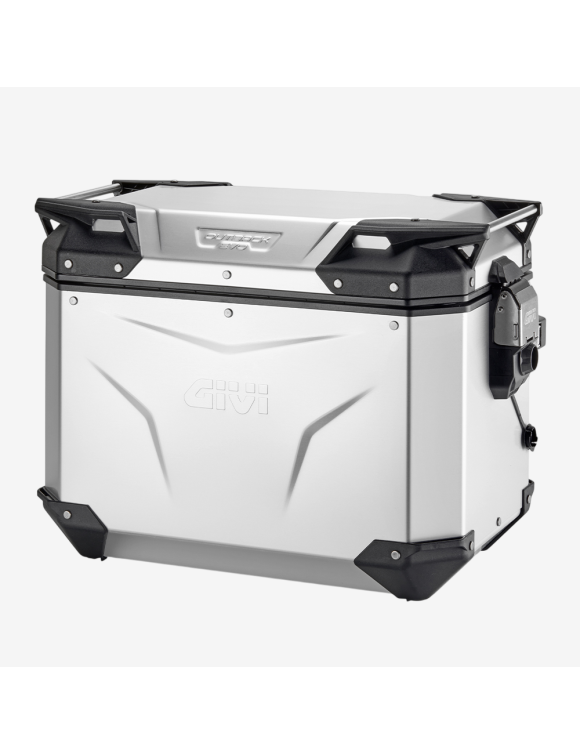 Valise latérale gauche 48L en aluminium anodisé - Givi Trekker Outback EVO SMART 48 (Serrure non incluse) - OBKEV48AAL - 1
