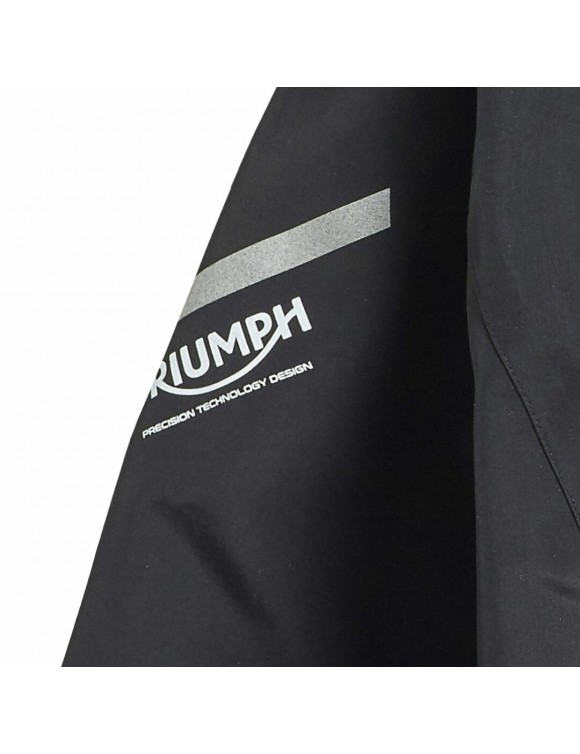 Papier moto vestes imperméables triomphe la couche moyenne extrême noire XS-S - 3