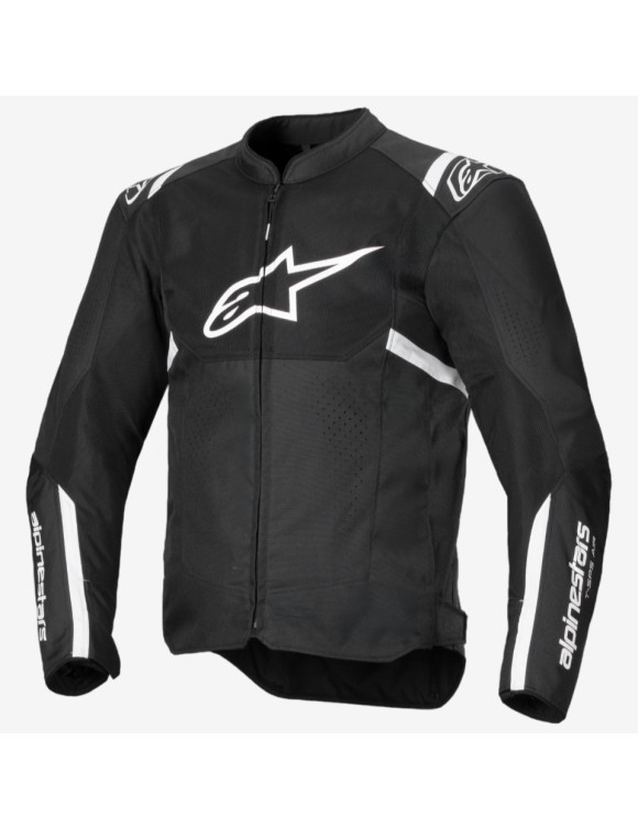 Men's Motorcycle Jacket Alpinestars T-SPS Air V2 Black/White 330102512 - 2 Men's Motorcycle Jacket Alpinestars T-SPS Air V2 Black/White 330102512 - 2