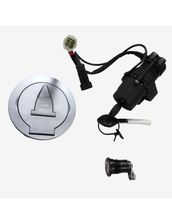 Kit completo de cerraduras 59822501A Ducati Panigale V4/S/SP, Streetfighter V4/S/SP - 4 Kit completo de cerraduras 59822501A Ducati Panigale V4/S/SP, Streetfighter V4/S/SP - 4