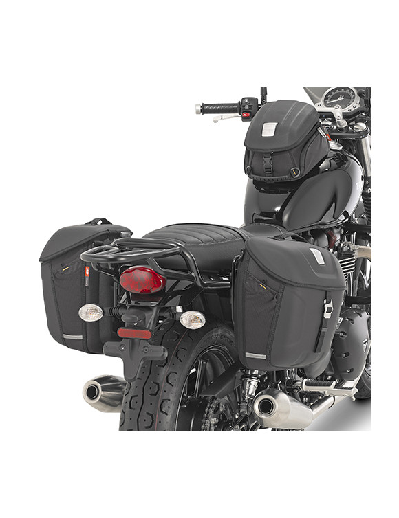Pareja de Soportes Laterales Específicos Givi TMT6407 para Alforjas Laterales MT501 para Triumph Street Twin, Bonneville T100 - 2