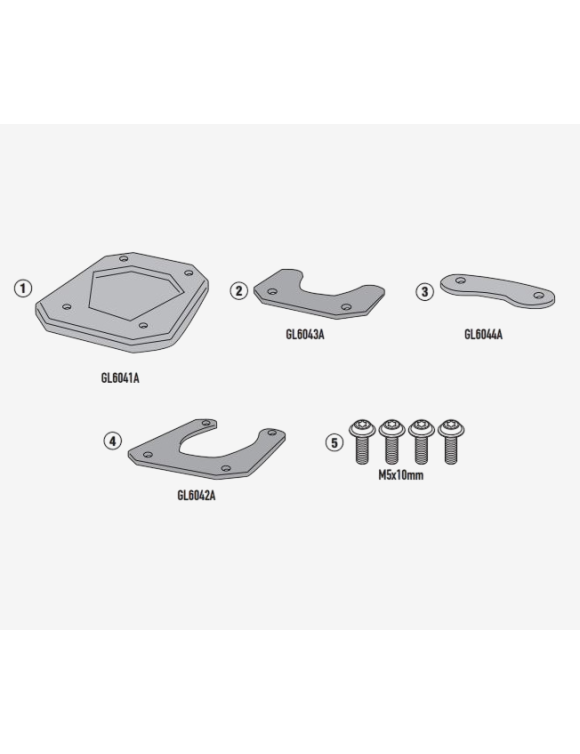 Estensione Cavalletto Laterale Givi ES9701 per QJ MOTOR SRT 600 SX - 1