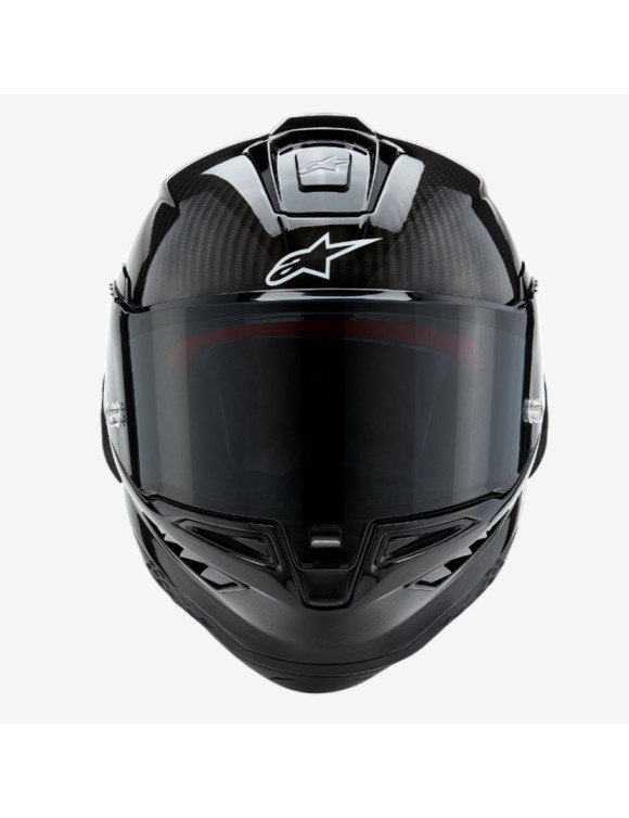 Casco de Moto Integral Alpinestars Supertech R10 Solid Negro Brillante 82001241902 - 2