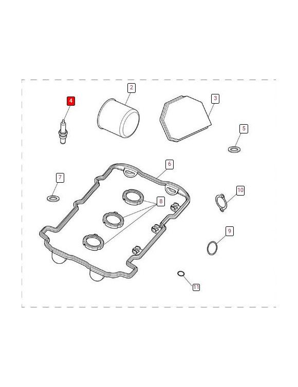 Kit d'entretien Triumph T3990014 pour Speed Triple et Speed Triple R - 6