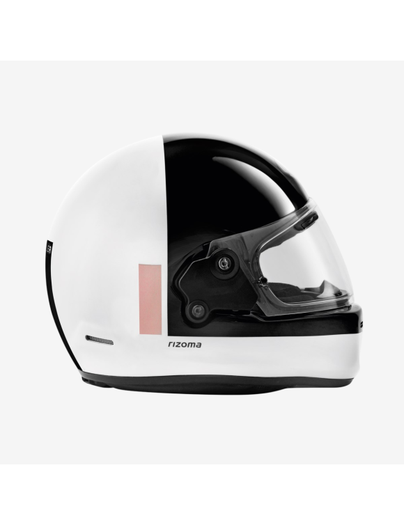 Casque Moto Intégral Original Ducati Scrambler Rizoma Blanc/Noir Brillant 98109560 - 2