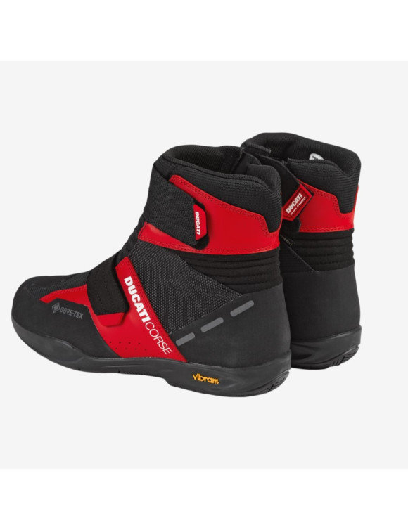 Botas de Moto Bajas Técnicas Unisex Originales Ducati Corse City C3 Negro/Rojo 9810903 - 2