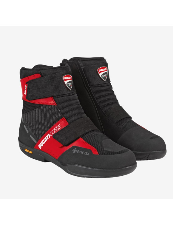 Botas de Moto Bajas Técnicas Unisex Originales Ducati Corse City C3 Negro/Rojo 9810903 - 1