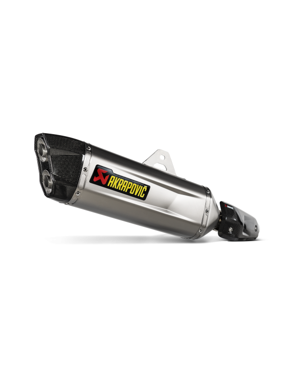 AKRAPOVIC Exhaust Muffler in Titanium S-Y7SO3-HGJT for Yamaha Tenere 700 '23 - 1