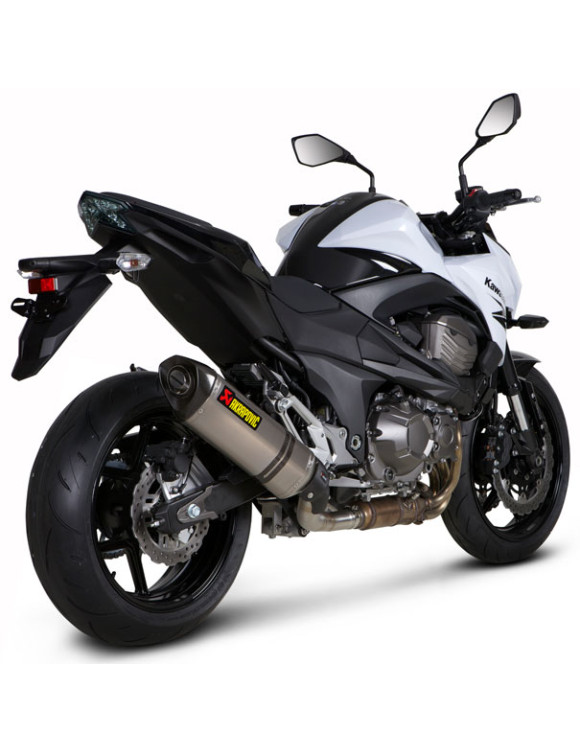Pot d'échappement Akrapovic Street Legal pour Kawasaki Z800 E, en titane - 4