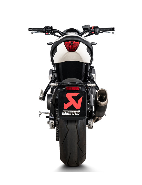 Akrapovic black titanium racing full exhaust for Triumph Trident 660, years 2021-2024 - 4