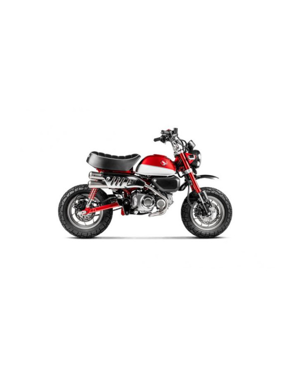 Akrapovic stainless steel racing exhaust manifold for Honda Monkey, years 2019-2025 - 3