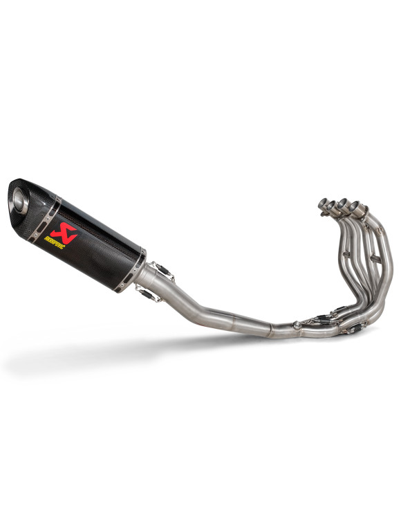 Escape Akrapovic full carbon de acero inoxidable para Kawasaki Ninja ZX-25R, años 2020-2023 - 1