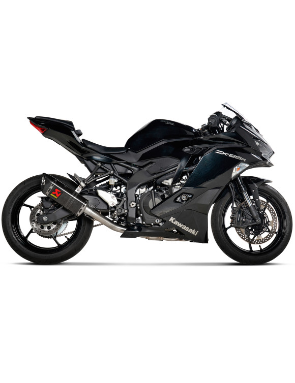 Escape Akrapovic full carbon de acero inoxidable para Kawasaki Ninja ZX-25R, años 2020-2023 - 2