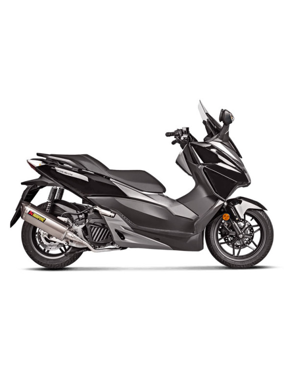 Escape completo Akrapovic racing de acero inoxidable para Honda Forza 125, años 2017-2020 - 3