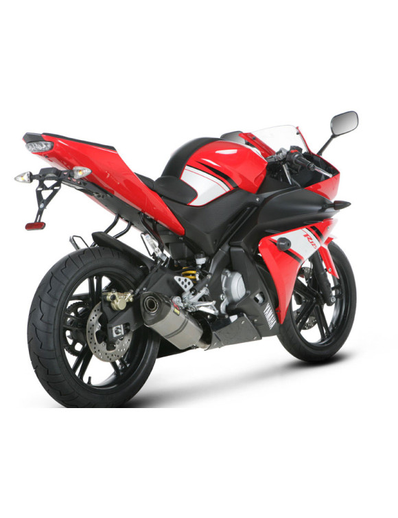 Escape completo Akrapovic racing en carbono para Yamaha YZF-R 125, años 2008-2013 - 3