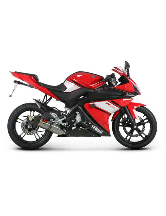 Escape completo Akrapovic racing en carbono para Yamaha YZF-R 125, años 2008-2013 - 4
