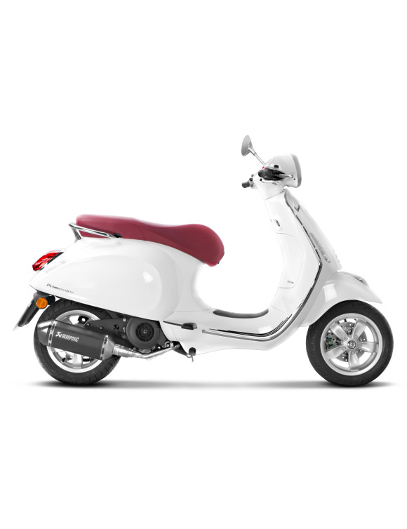 Complete Akrapovic stainless steel exhaust for Vespa Sprint 125ie / 150ie 3V, years 2017-2020 - 3