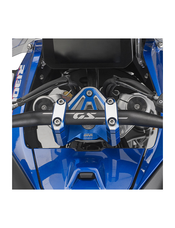 Billet Aluminum Handlebar Risers, Anodized, Blue, Limited and Numbered ...