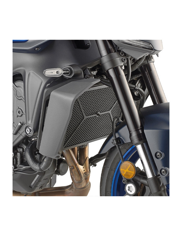Protección Específica para Radiador en Acero Inoxidable Pintado de Negro Givi PR2169, YAMAHA mt-09 - 1