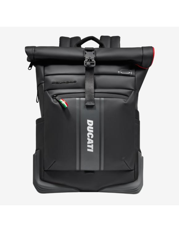 Zaino Originale Ducati D-Piquadro Roll Black 987801900 - 1 Zaino Originale Ducati D-Piquadro Roll Black 987801900 - 1