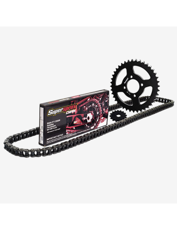Kit de cadena, corona y piñón, Supersprox 101858E, Benelli TRK 502 ABS E4-E5 - 1