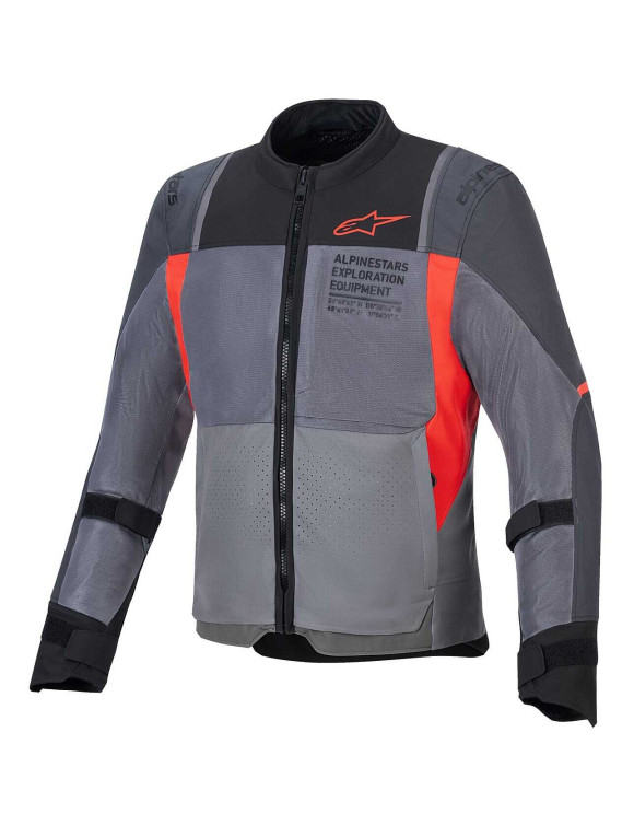 Chaqueta de Moto Touring de Verano para Hombre Alpinestars ST-2 Air Negra/Gris/Roja 32012259253 - 2