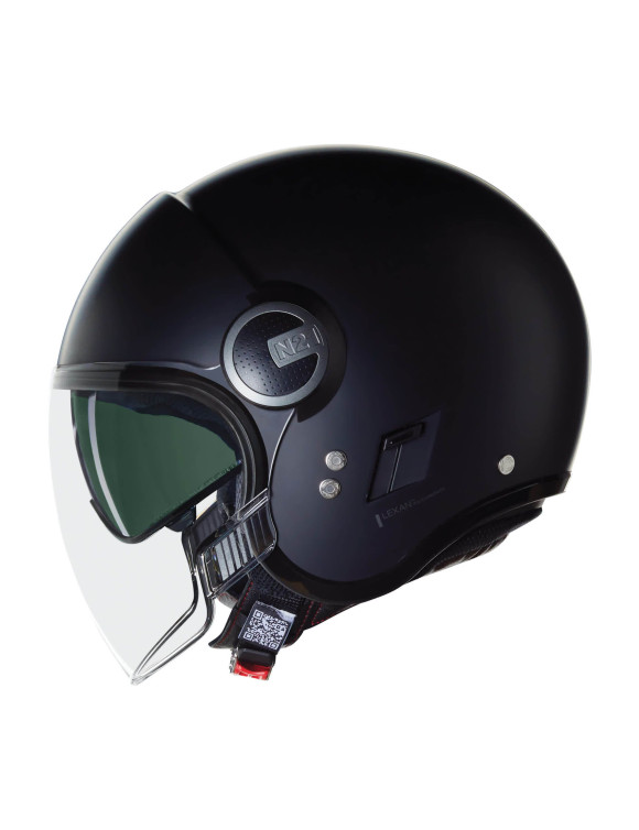Casque de Moto Jet Nolan N21 Visor 06 Classico 302 Noir Mat N2Y000007302 - 2