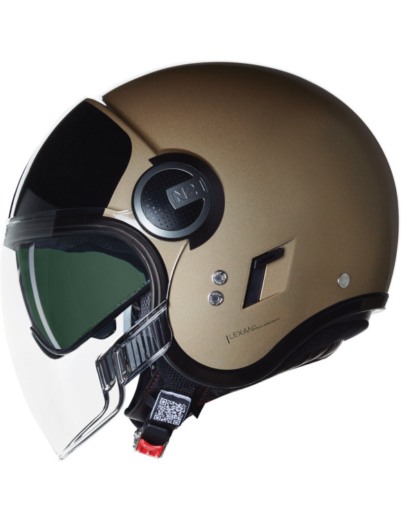 Casque de Moto Jet Nolan N21 Visor 06 Peinture Spéciale 341 Sable/Noir Brillant N2Y000730341 - 2