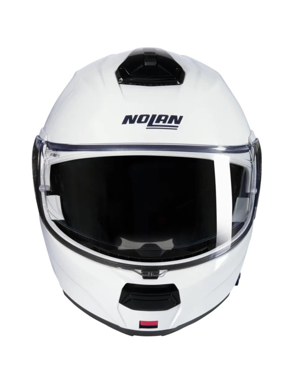 Casco de moto modular Nolan N100-6 Classic 305 blanco brillante N16000007305 - 2