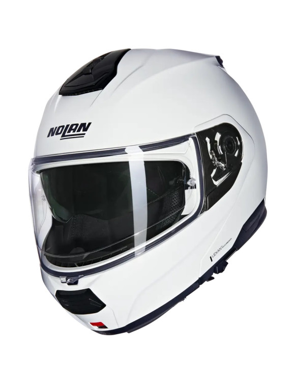 Casco de moto modular Nolan N100-6 Classic 305 blanco brillante N16000007305 - 1