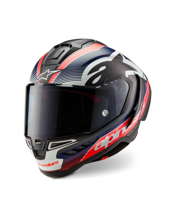 Alpinestars Supertech R10 Team Black/Red Matte Full-Face Motorcycle Helmet 82002241383