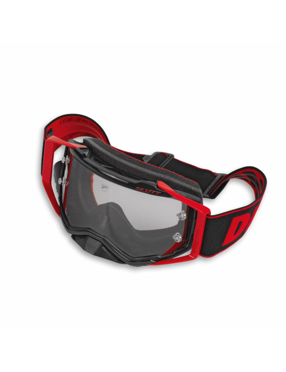 Gafas de Moto Originales Ducati Explorer V3 Negro/Rojo 981091252 - 1