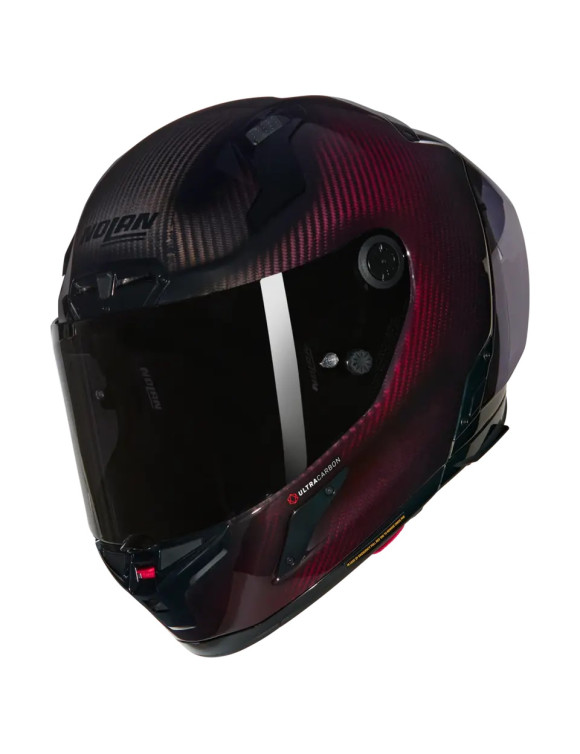 Nolan X-804 RS Ultra Carbon Liquid Integral-Motorradhelm 326 Schwarz/Rot glänzend X84000845326 - 2
