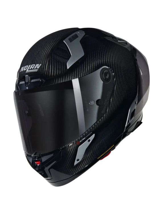Casco integral de moto Nolan X-804 RS Ultra Carbon Aureo 332 negro/plata brillante X84000743332 - 2