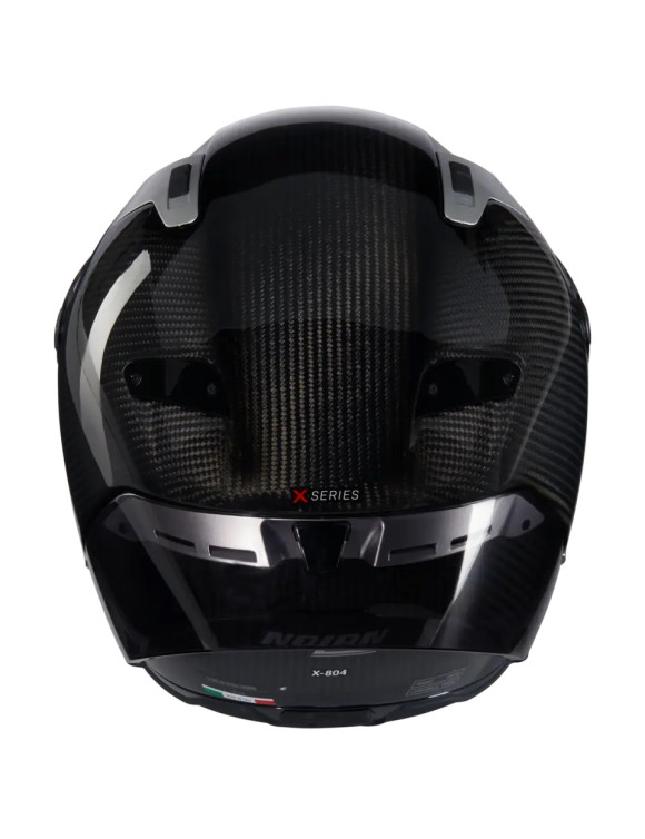 Casco integral de moto Nolan X-804 RS Ultra Carbon Aureo 332 negro/plata brillante X84000743332 - 5