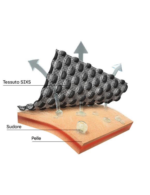 T-shirt à Manches Longues Sixs avec Capuche Black Carbon TS2-DB - 5 T-shirt à Manches Longues Sixs avec Capuche Black Carbon TS2-DB - 5